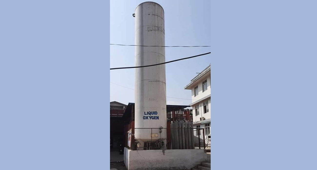 भेरी अस्पतालमा लगाइयो अक्सिजन ट्याङ्क, भारतले अक्सिजन ल्याउन दिए अभाव नहुने